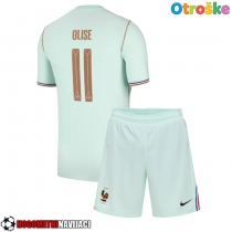 Otroške Nogometnih dresov Francija Michael Olise #11 Gostujoči SP 2026 Kratki rokavi (+ hlače)